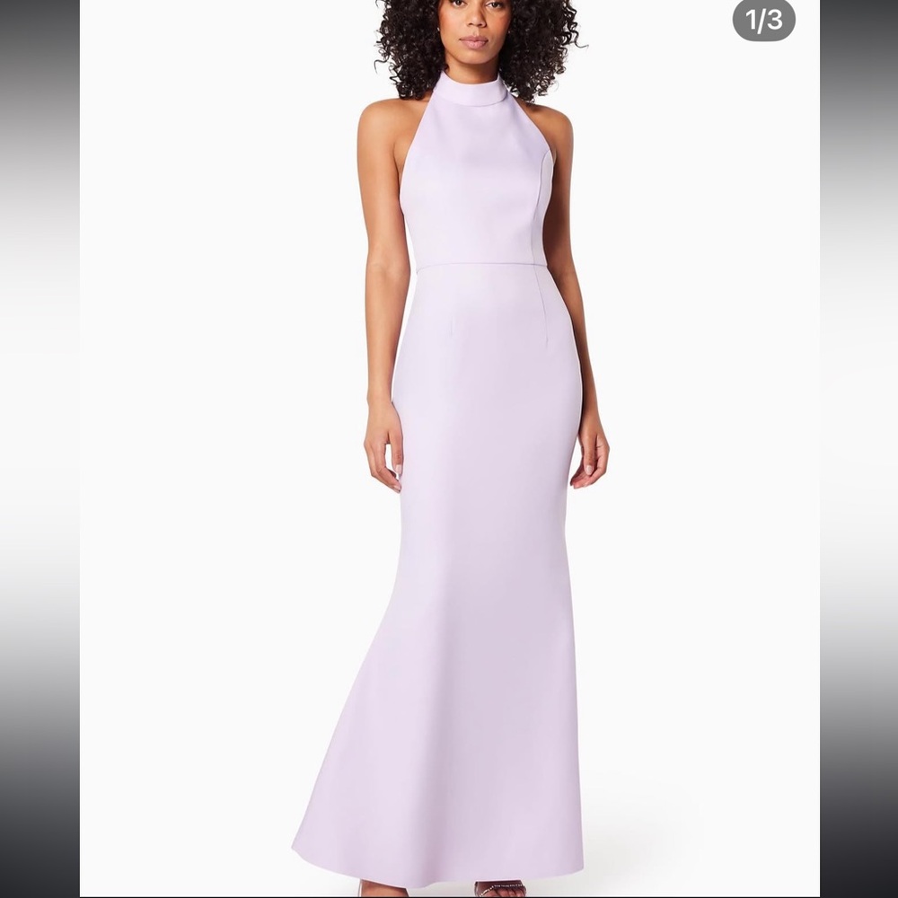 Nwt Elliatt Estonia Purple Sheath Halter Dress (Great For Prom)